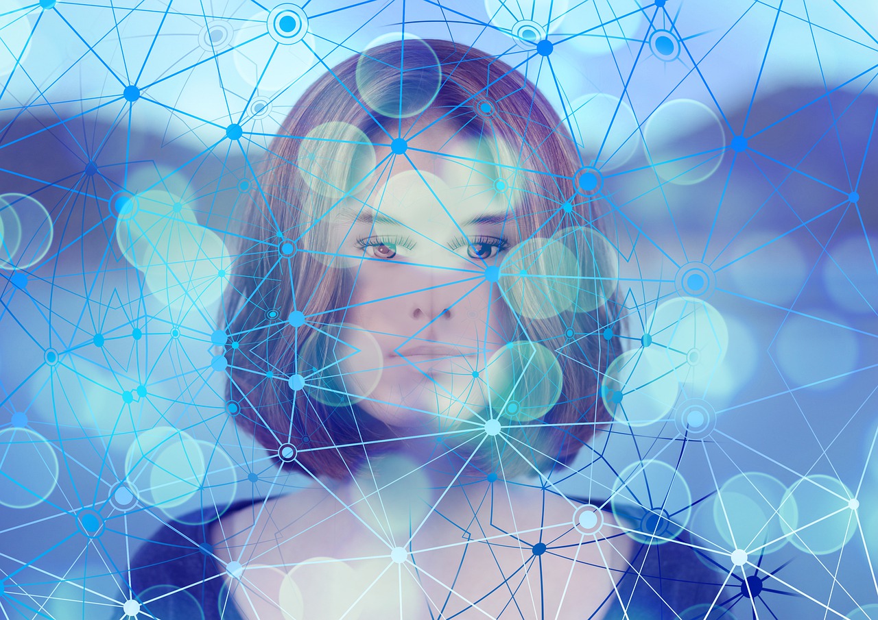 woman, face, artificial intelligence